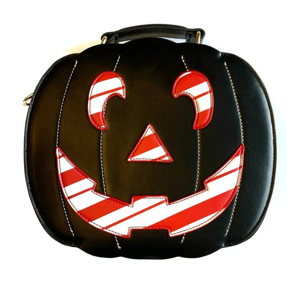 Merry Hexmas Jack O Lantern crossbody tote backpack NEW - Picture 1 of 2